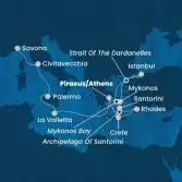 Greece, Turkey, Malta, Italy