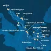 Greece, Montenegro, Croatia, Italy