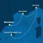 Spain, France, Italy, Balearic Islands