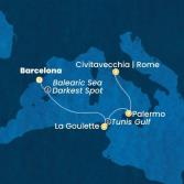 Spain, Tunisia, Italy