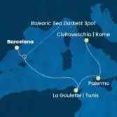 Spain, Tunisia, Italy