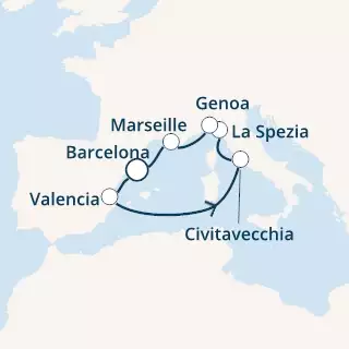 Spain, Italy, France