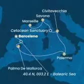 Spain, Balearic Islands, Italy, France