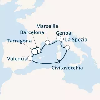 Spain, Italy, France
