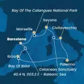 Spain, Balearic Islands, Italy, France