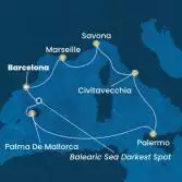 Spain, Balearic Islands, Italy, France