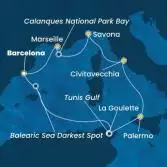 Spain, Tunisia, Italy, France