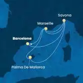 Spain, France, Italy, Balearic Islands