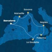 Spain, France, Italy, Tunisia