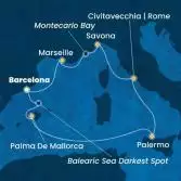 Spain, Balearic Islands, Italy, France