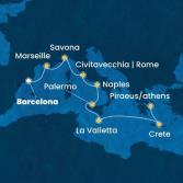 Spain, France, Italy, Malta, Greece