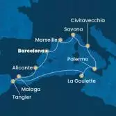 Spain, Morocco, Italy, France