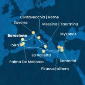Spain, Balearic Islands, Malta, Greece, Italy