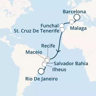 Spain, Madeira , Canary Islands, Brazil