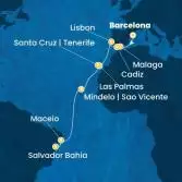 Spain, Portugal, Canary Islands, Cape Verde, Brazil