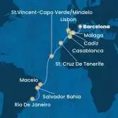 Spain, Portugal, Morocco, Canary Islands, Cape Verde, Brazil