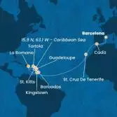 Spain, Canary Islands, Antilles, Dominican Republic, Virgin Islands