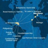 Spain, Canary Islands, Antilles, Dominican Republic, Virgin Islands