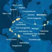 Spain, Gibraltar, The Azores, Canada, United States, Florida (USA), Dominican Republic, Antilles