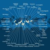 Spain, Portugal, The Azores, United States, Florida (USA), Panama, Mexico, USA, Hawaii, Fiji, New Zealand, Australia, Japan