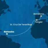 Antilles, Canary Islands, Morocco, Spain