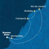 Argentina, Uruguay, Brazil