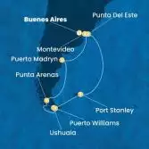 Argentina, Uruguay, Chile, Falkland Islands