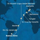 Argentina, Brazil, Cape Verde, Canary Islands, Morocco, Spain, France