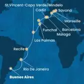 Argentina, Brazil, Cape Verde, Canary Islands, Madeira , Spain, France, Italy