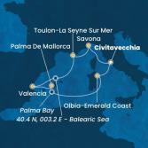 Italy, France, Spain, Balearic Islands
