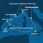 Italy, France, Spain, Balearic Islands