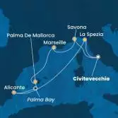 Italy, France, Balearic Islands, Spain