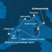 Italy, France, Balearic Islands, Spain