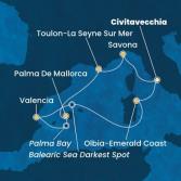 Italy, France, Balearic Islands, Spain