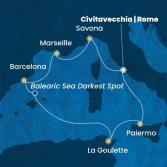 Italy, France, Spain, Tunisia