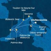 Italy, France, Balearic Islands, Spain