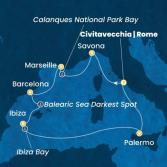 Italy, France, Spain, Balearic Islands