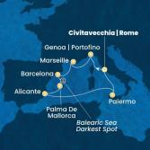 Italy, France, Spain, Balearic Islands