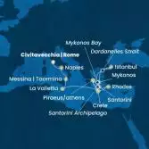 Italy, Malta, Greece, Turkey