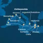 Italy, Greece, Balearic Islands, Spain, France