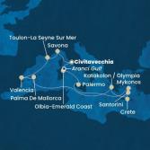Italy, France, Spain, Balearic Islands, Greece