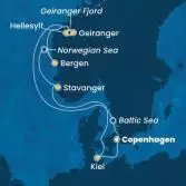 Denmark, Norway, Germany