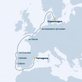Denmark, France, Spain, Portugal