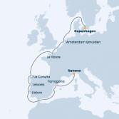 Denmark, France, Spain, Portugal, Italy