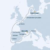 Denmark, France, Spain, Portugal, Italy
