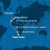 South Africa, Namibia, Canary Islands, Gibraltar, Spain