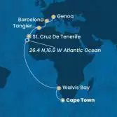 South Africa, Namibia, Canary Islands, Morocco, Spain, Italy