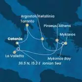 Italy, Greece, Malta
