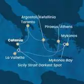 Italy, Greece, Malta