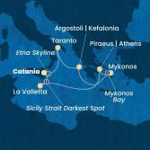 Italy, Greece, Malta